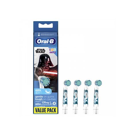 Oral-B | EB10 4 Star wars | Toothbrush replacement | Heads | For kids | Number of brush heads included 4 | Number of teeth brush